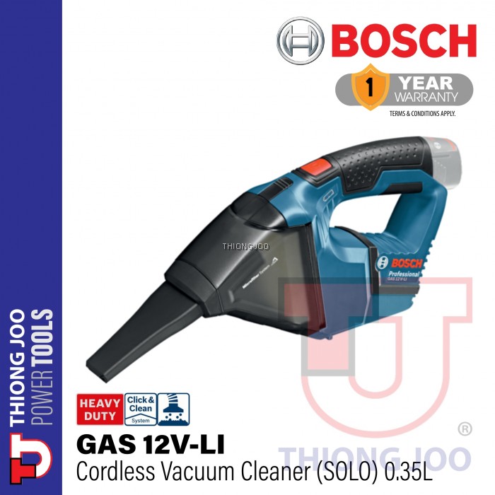 BOSCH GAS 12VLI CORDLESS VACUUM CLEANER SOLO