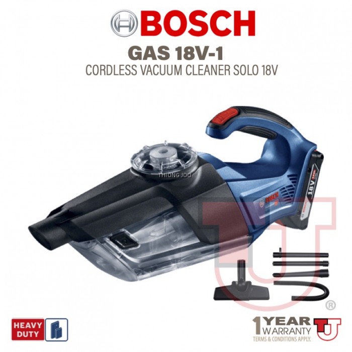 BOSCH GAS 18V1 PROFESSIONAL CORDLESS VACUUM CLEANER