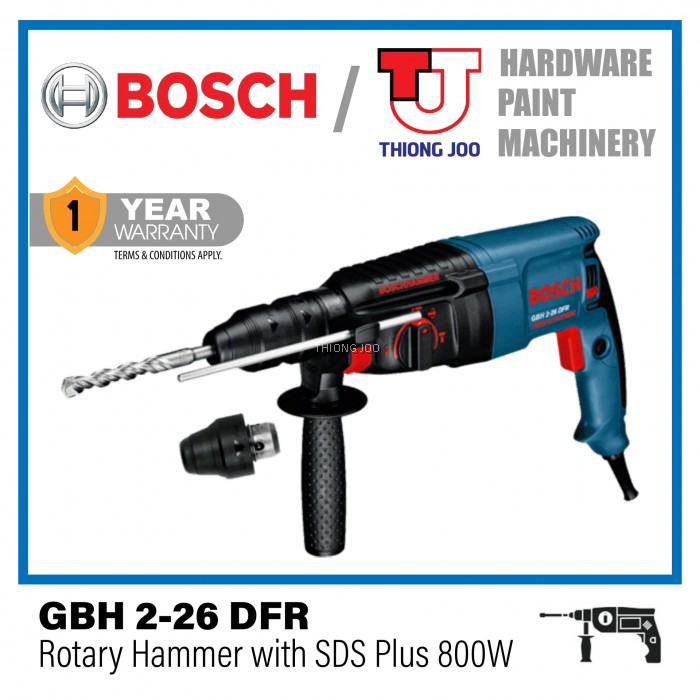 BOSCH GBH 226DFR 800W ROTARY HAMMER with SDSPLUS