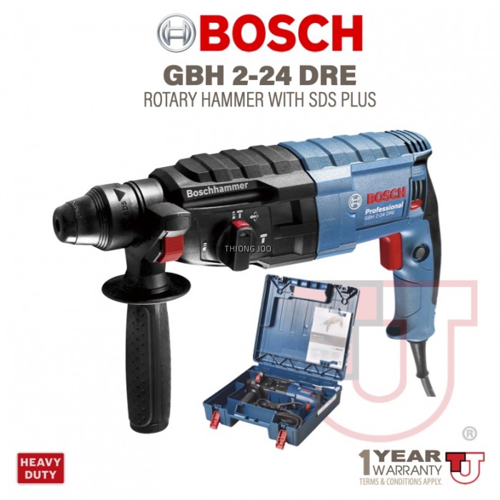 BOSCH GBH 224 DRE PROFESSIONAL ROTARY HAMMER WITH SDS PLUS