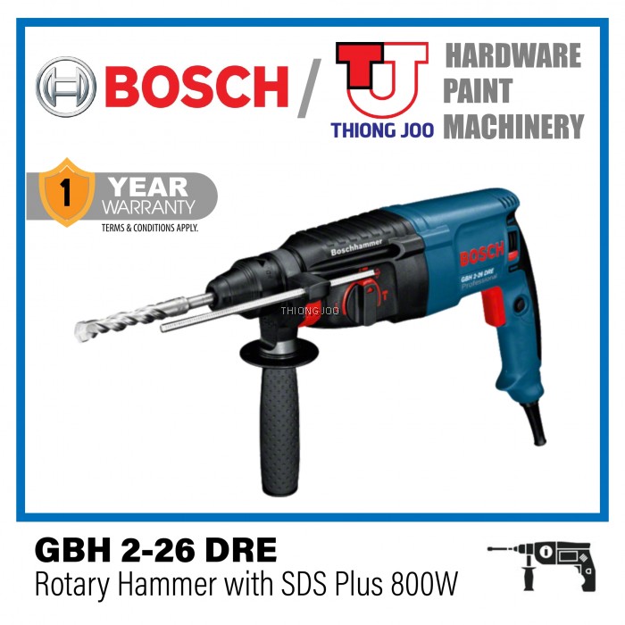 BOSCH GBH 226DRE 800W ROTARY HAMMER with SDSPLUS