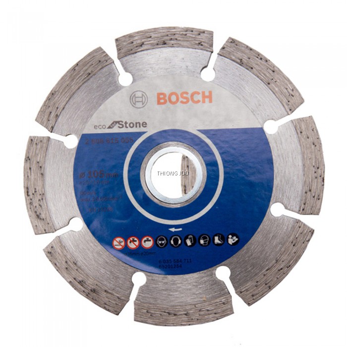 BOSCH 105MM (4") ECO STONE DIAMOND CUTTING DISC FOR STONE & GRANITE