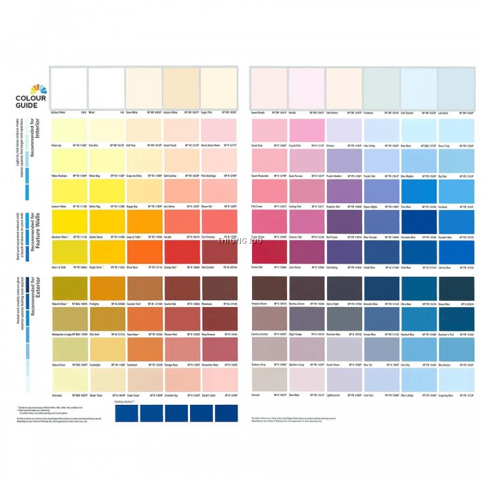 Nippon 3 in 1 5L (180 Colours)