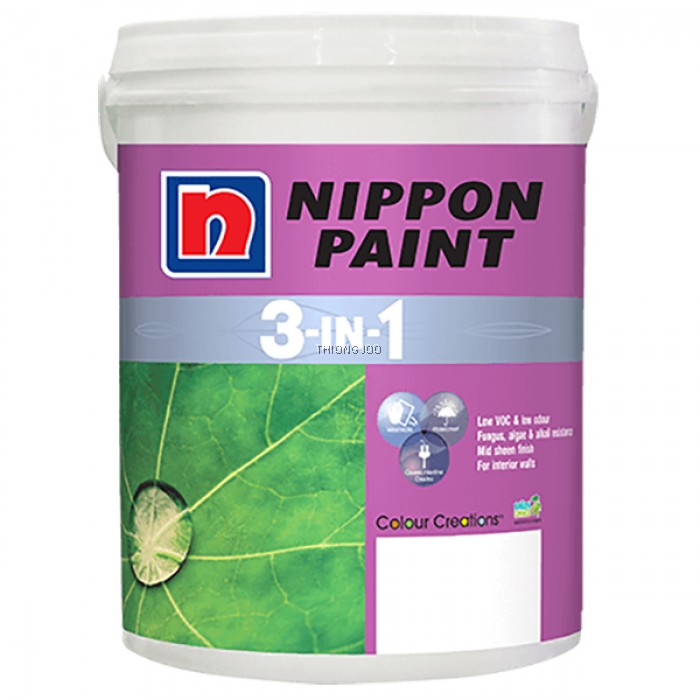 Nippon 3 in 1 5L (180 Colours)