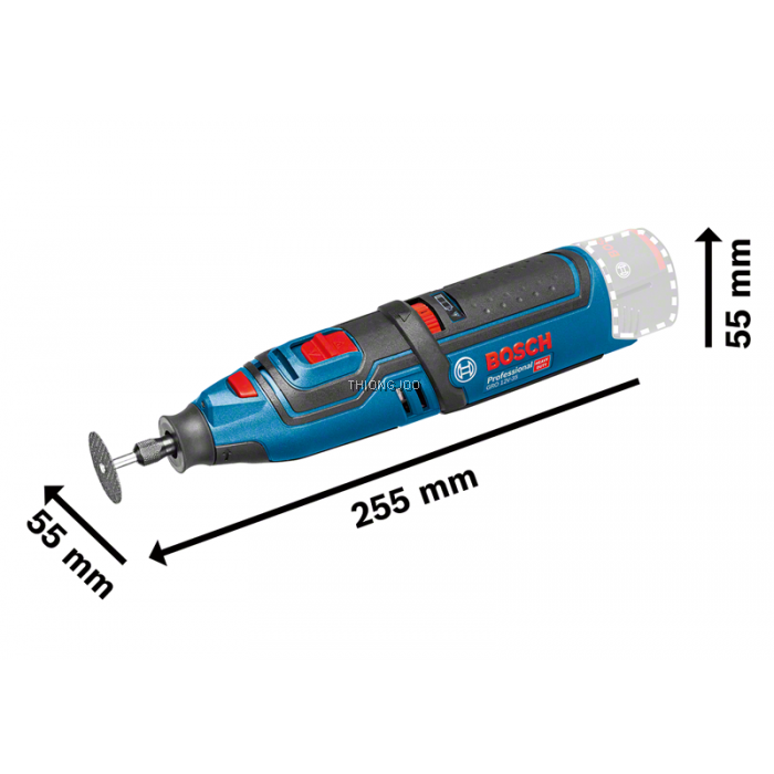 BOSCH GRO 12V35 PROFESSIONAL CORDLESS ROTARY TOOL