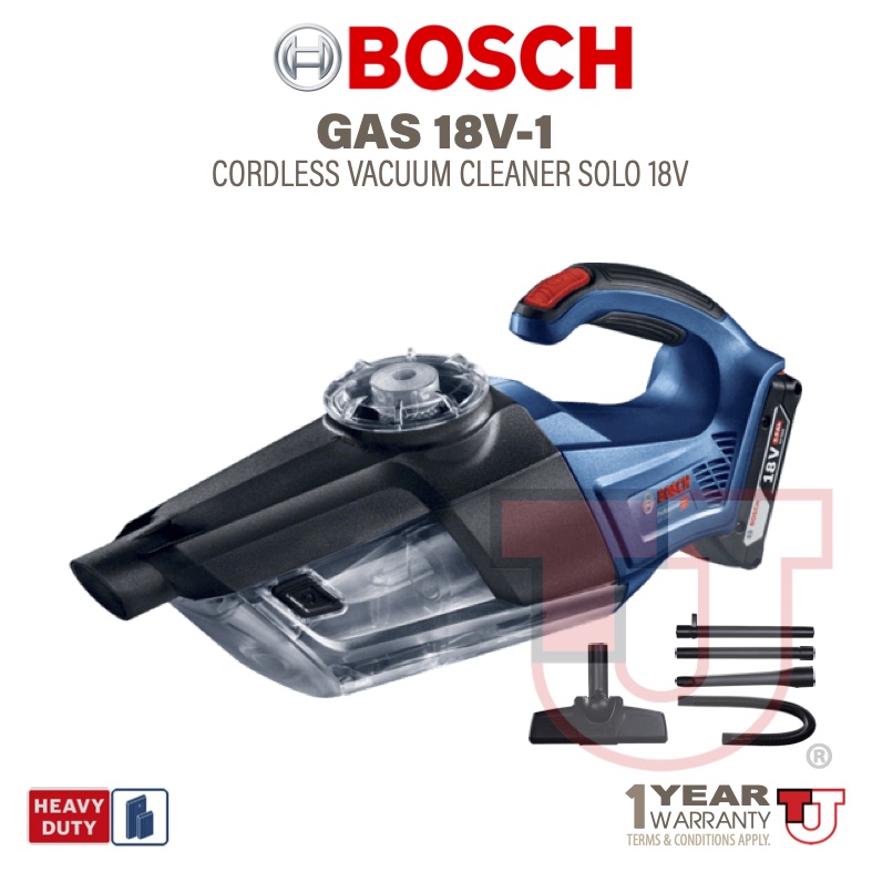BOSCH GAS 18V1 PROFESSIONAL CORDLESS VACUUM CLEANER