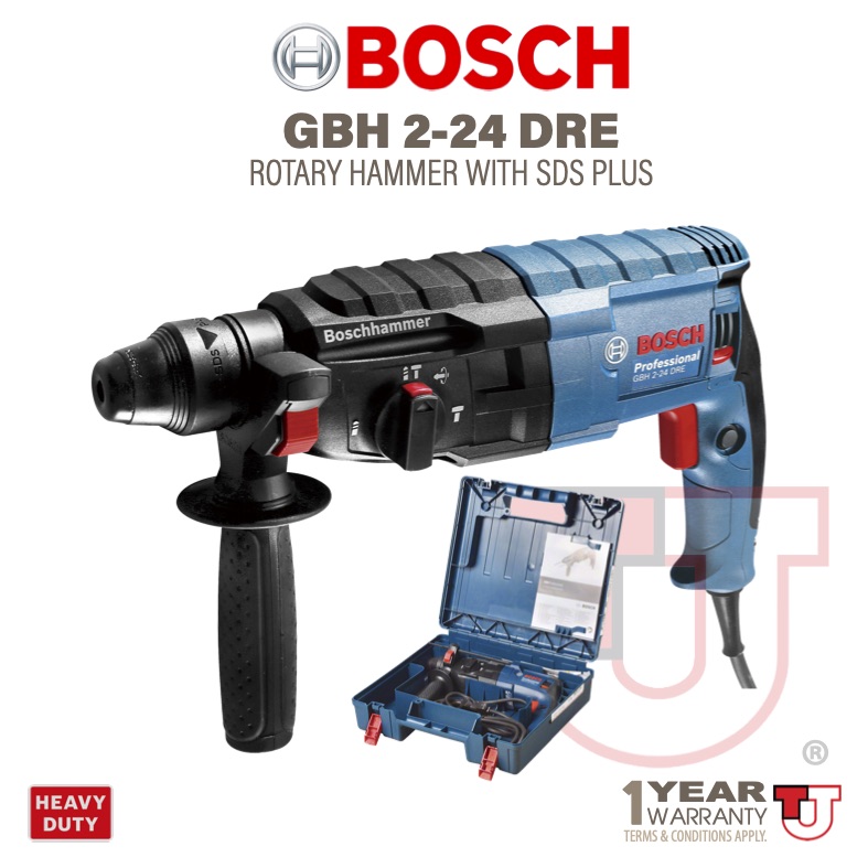 BOSCH GBH 224 DRE PROFESSIONAL ROTARY HAMMER WITH SDS PLUS